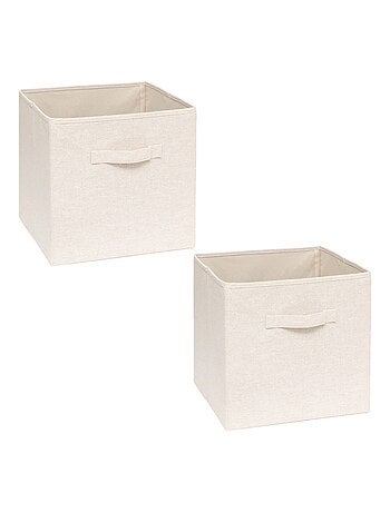 Lot de 2 boîtes de rangement TIDY BOX