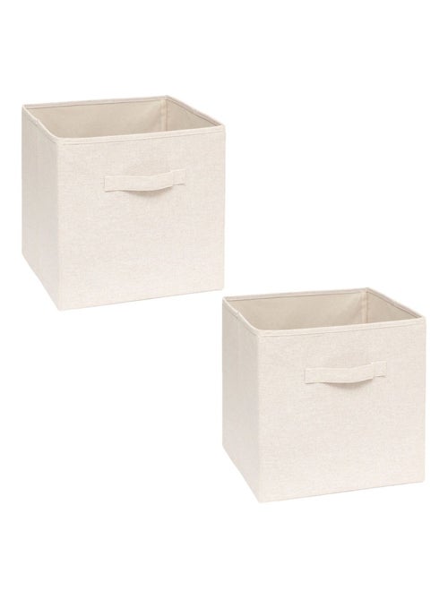 Lot de 2 boîtes de rangement TIDY BOX - Kiabi