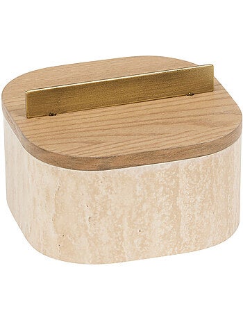 Lot de 2 boîtes déco L14/18cm ANAYA