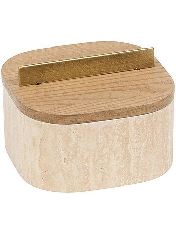Lot de 2 boîtes déco L14/18cm ANAYA