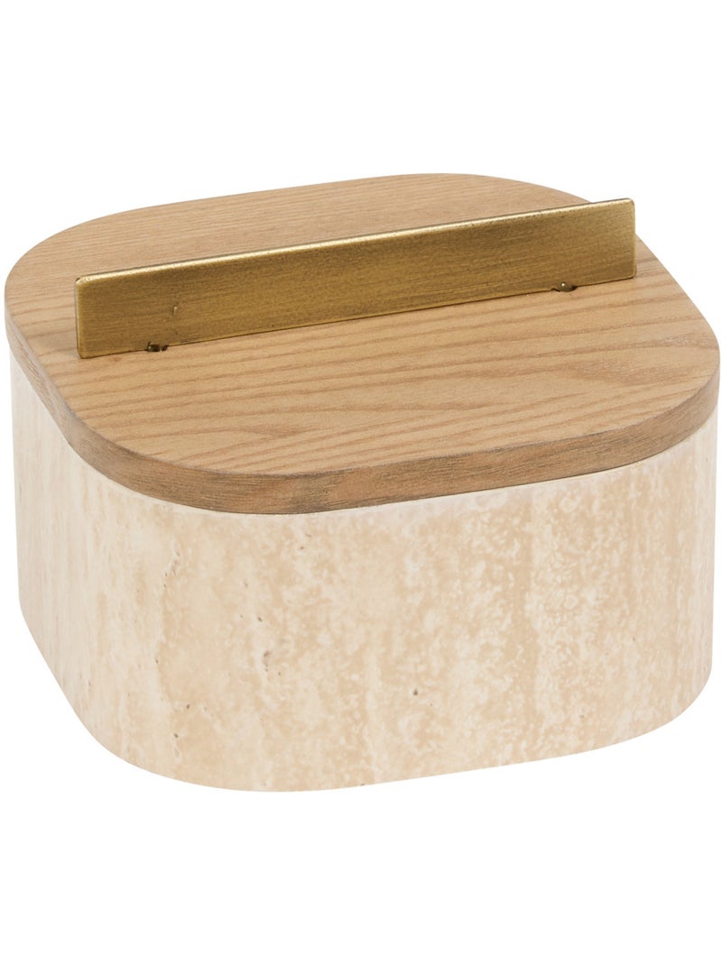 Lot de 2 boîtes déco L14/18cm ANAYA Beige - Kiabi