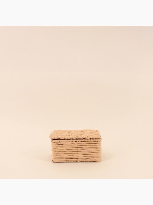 Lot de 2 boites en corde papier armatures métal - Kiabi