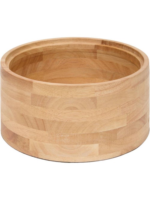 Lot de 2 boîtes rondes en hévéa BONIE - Kiabi Lot de 2 boîtes rondes en hévéa BONIE - Kiabi