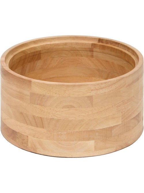 Lot de 2 boîtes rondes en hévéa bonie - Kiabi
