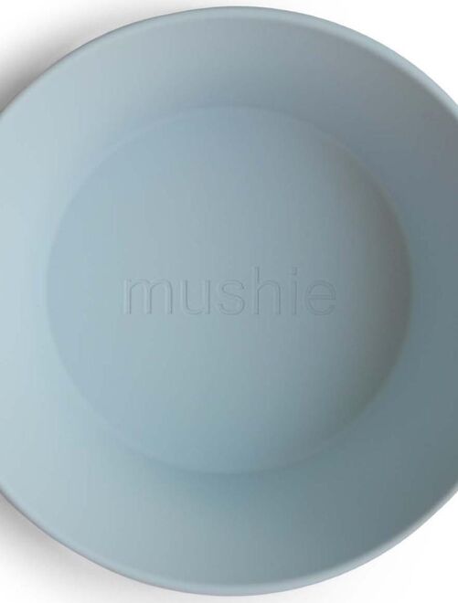 Lot de 2 bols ronds Mushie Powder Blue - Mushie - Kiabi