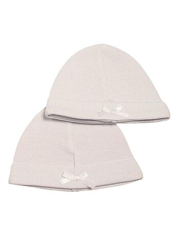 Lot de 2 bonnet blanc pour prématuré