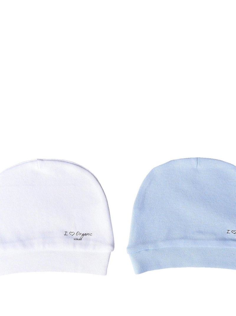 Lot de 2 bonnets bébé Bleu - Kiabi