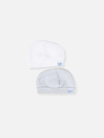 Lot de 2 bonnets