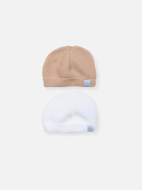 Lot de  2 bonnets - Kiabi
