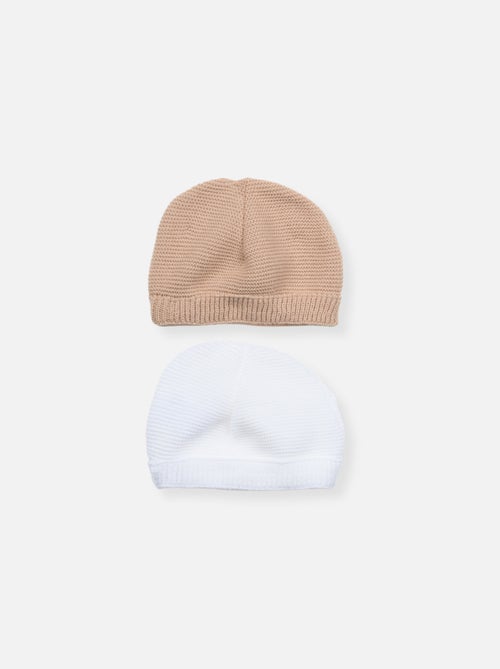 Lot de  2 bonnets - Kiabi