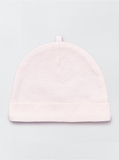 Lot de 2 bonnets coton bio 'éco-conception' - Kiabi