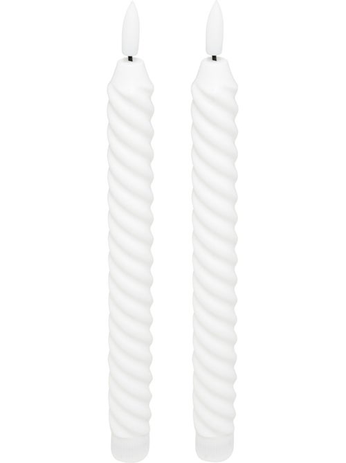 Lot de 2 bougie-bâtons TWIST ALOE - Kiabi