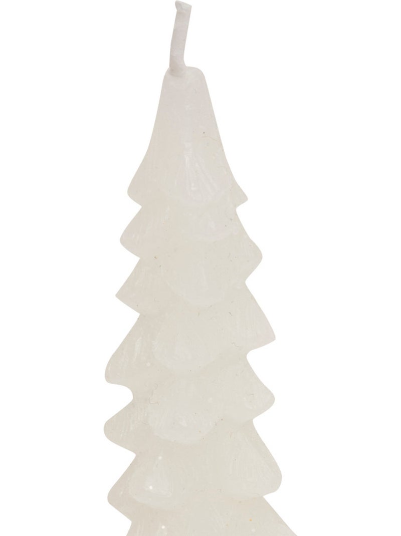 Lot de 2 bougies bâton sapin Blanc - Kiabi