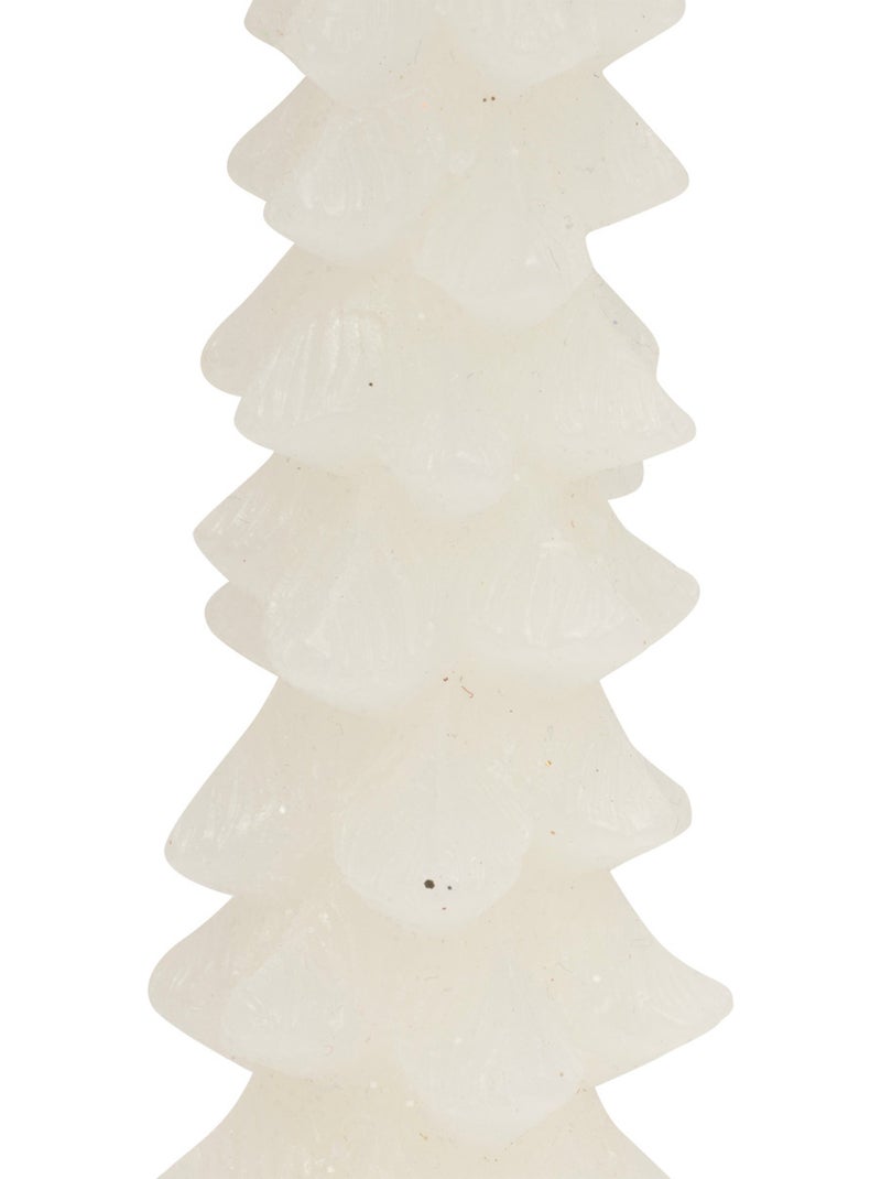 Lot de 2 bougies bâton sapin Blanc - Kiabi