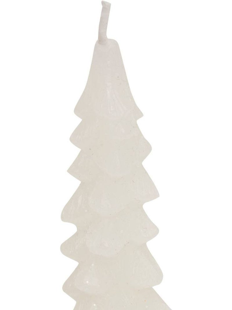 Lot de 2 bougies bâton sapin Blanc - Kiabi