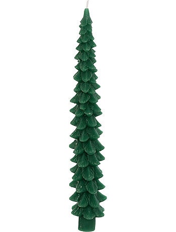Lot de 2 bougies bâton sapin