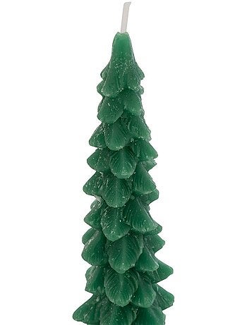 Lot de 2 bougies bâton sapin
