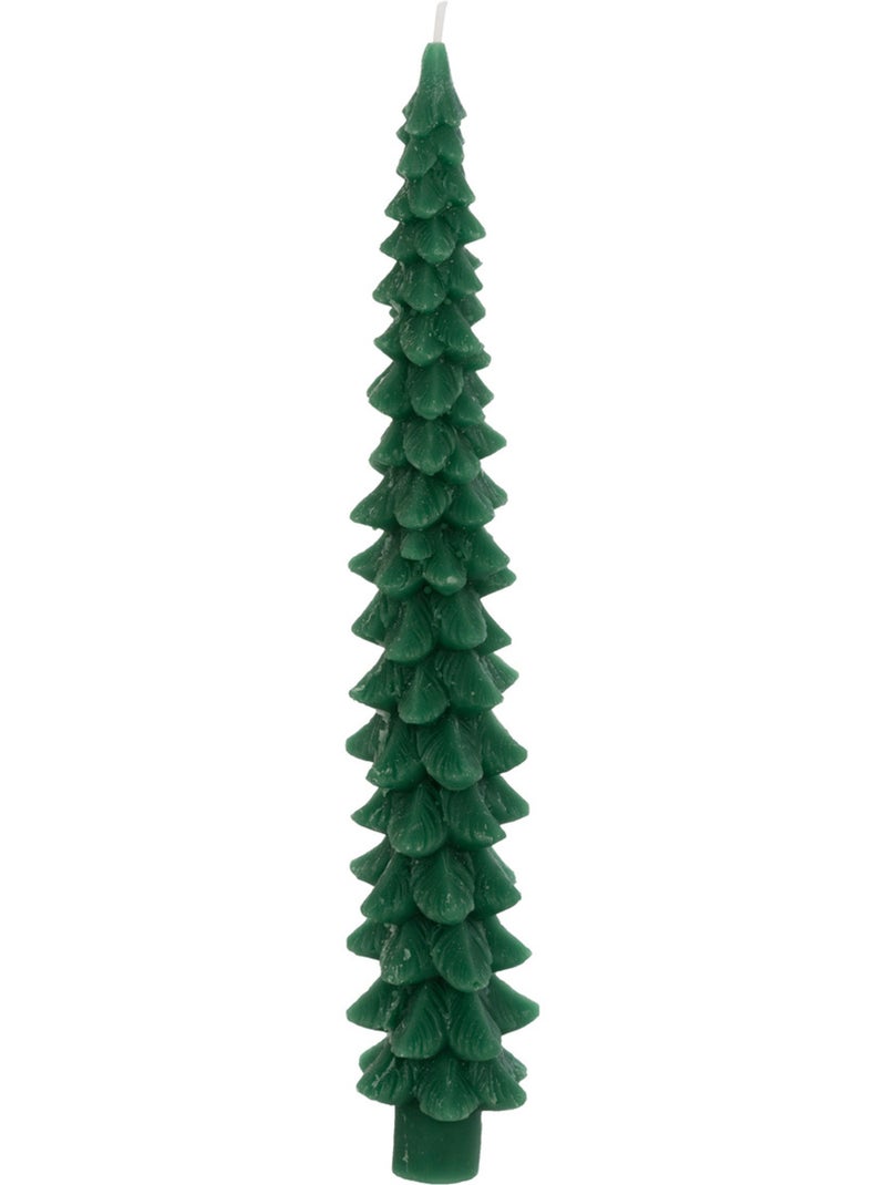 Lot de 2 bougies bâton sapin Vert - Kiabi
