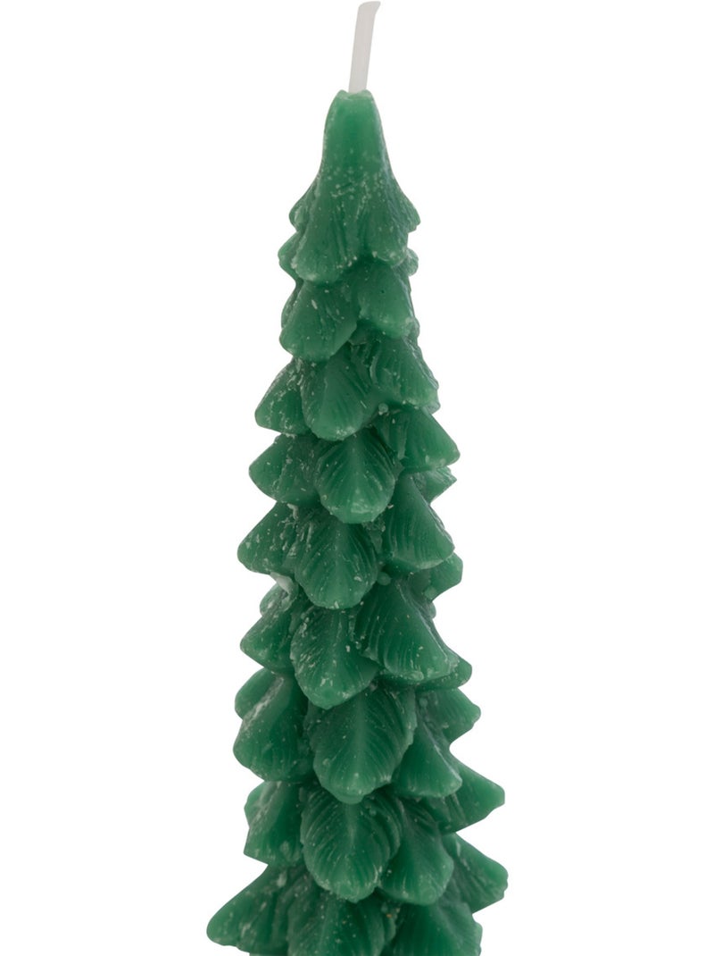 Lot de 2 bougies bâton sapin Vert - Kiabi