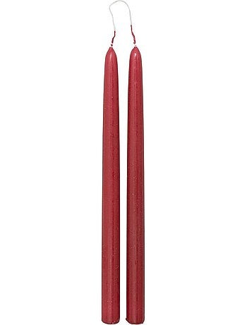 Lot de 2 bougies bâtons hugo