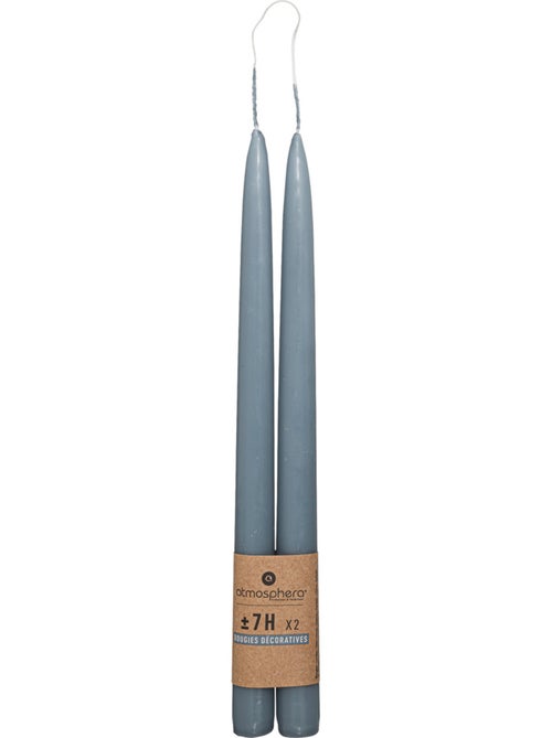 Lot de 2 bougies bâtons MANY - Kiabi Lot de 2 bougies bâtons MANY - Kiabi