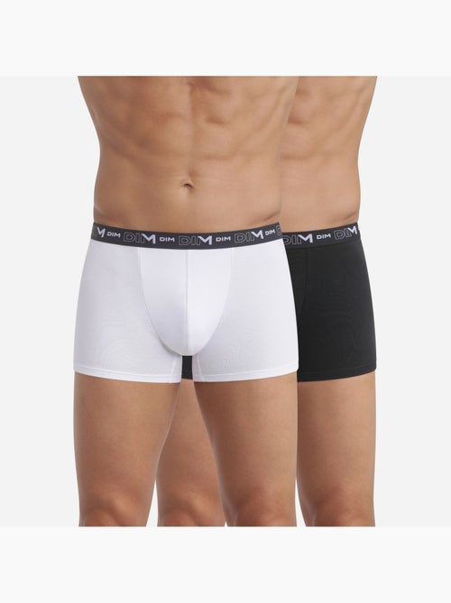 Lot de 2 Boxer Coton Strech - Kiabi