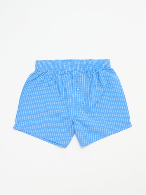 Lot de 2 boxers à carreaux - Kiabi