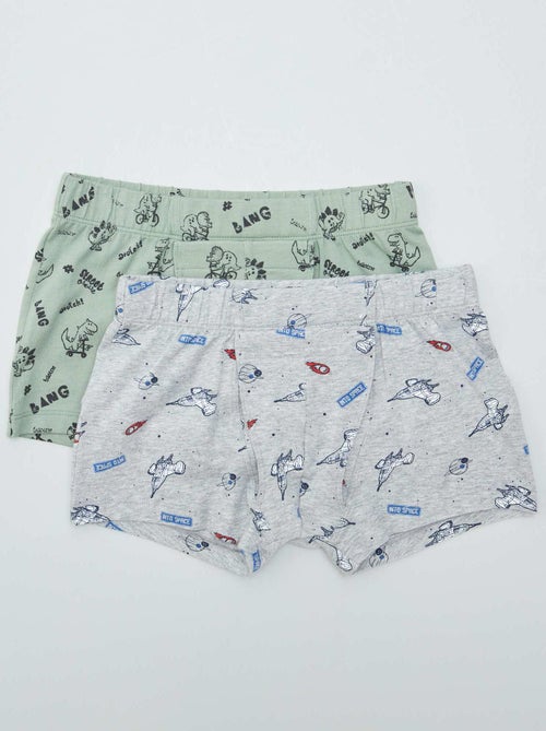 Lot de 2 boxers à scratchs - So Easy - Kiabi