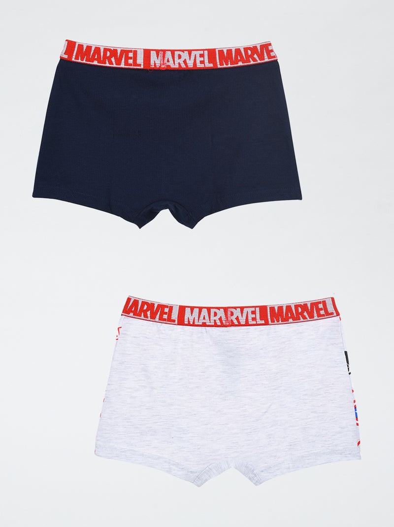 Lot de 2 boxers 'Avengers' GRIS - Kiabi