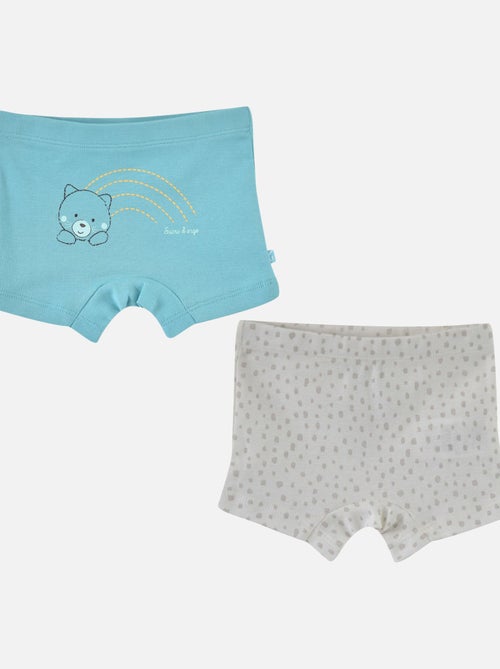 LOT DE 2 BOXERS BEBE EDELMIRO - Kiabi