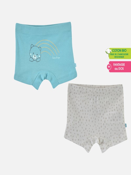 LOT DE 2 BOXERS BEBE EDELMIRO - Kiabi