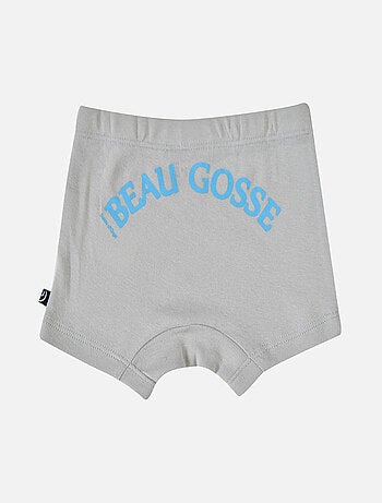 LOT DE 2 BOXERS BEBE ELIOR