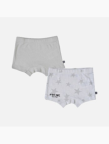 LOT DE 2 BOXERS BEBE ELIOR