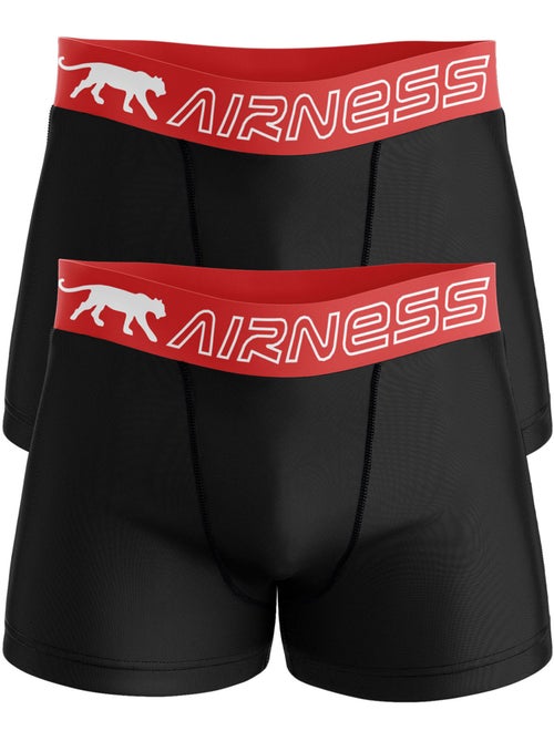 LOT DE 2 BOXERS BLACK Airness - Kiabi