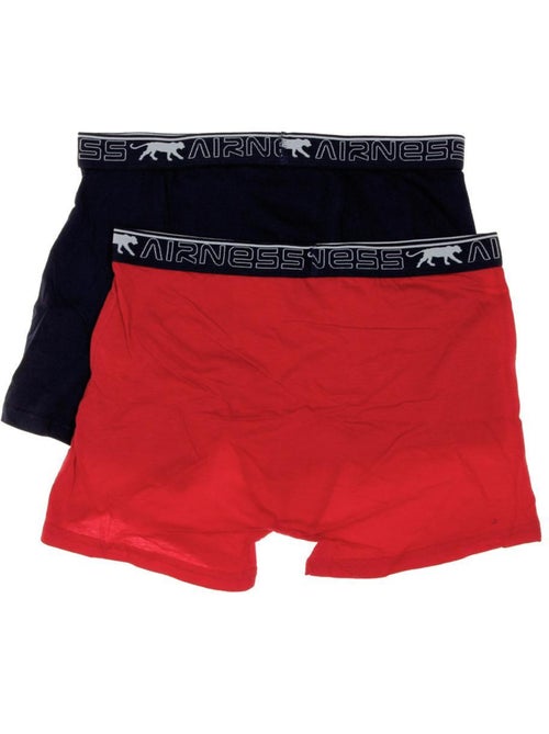 LOT DE 2 BOXERS BLACK & RED Airness - Kiabi