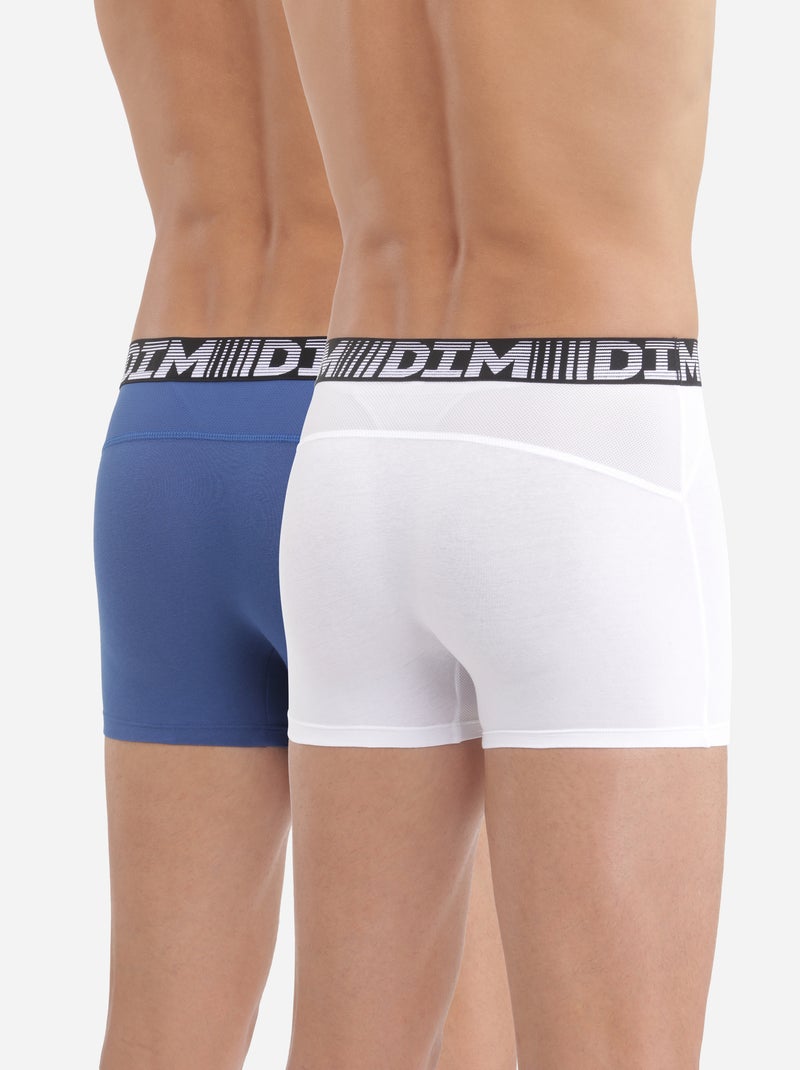 Lot de 2 Boxers Coton 3D Flex Air Multicolore - Kiabi
