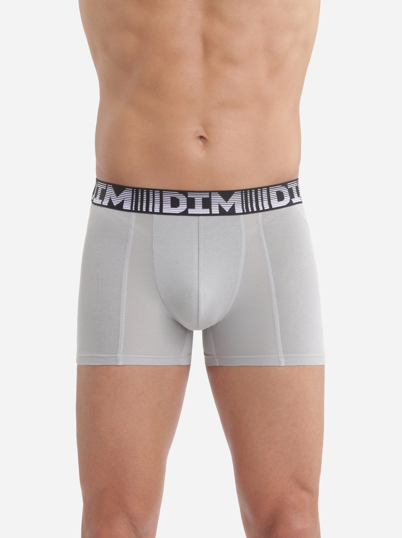 Lot de 2 Boxers Coton 3D Flex Air Noir - Kiabi