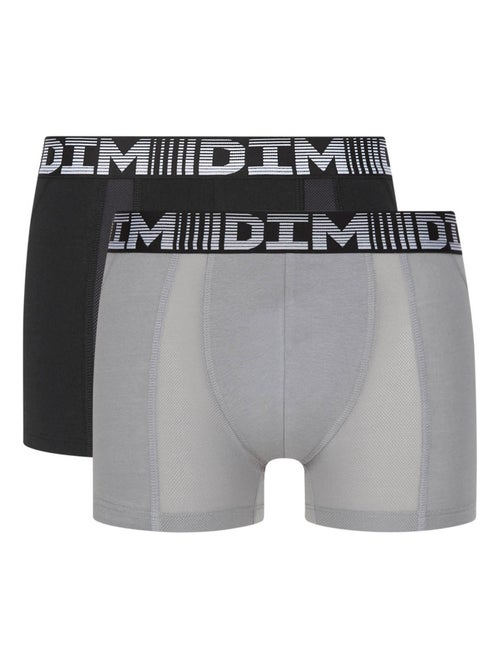 Lot de 2 Boxers Coton 3D Flex Air - Kiabi