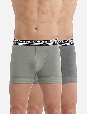 Lot de 2 Boxers Coton 3D Flex Stay and Fit