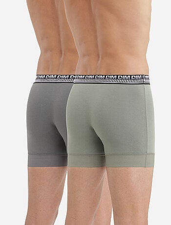 Lot de 2 Boxers Coton 3D Flex Stay and Fit
