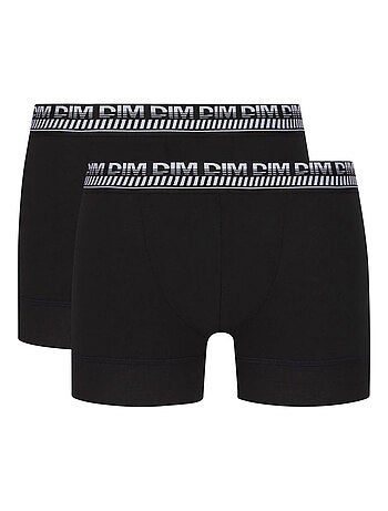 Lot de 2 Boxers Coton 3D Flex Stay and Fit