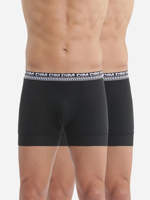 Lot de 2 Boxers Coton 3D Flex Stay and Fit - Kiabi