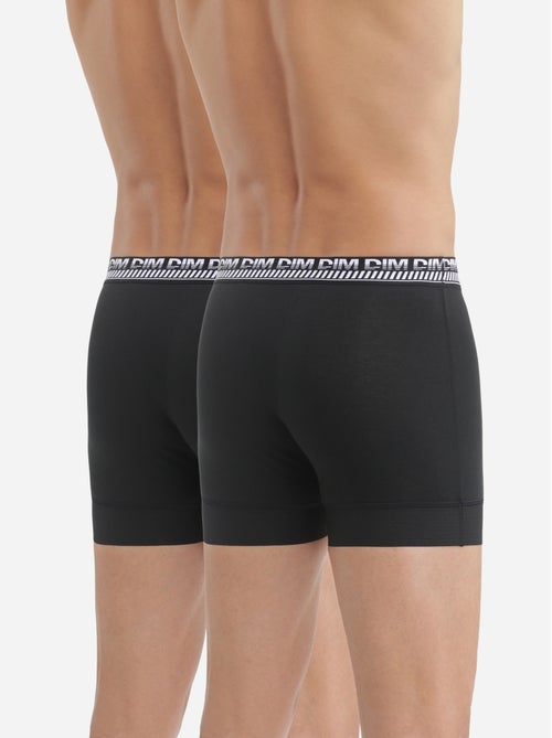 Lot de 2 Boxers Coton 3D Flex Stay and Fit - Kiabi