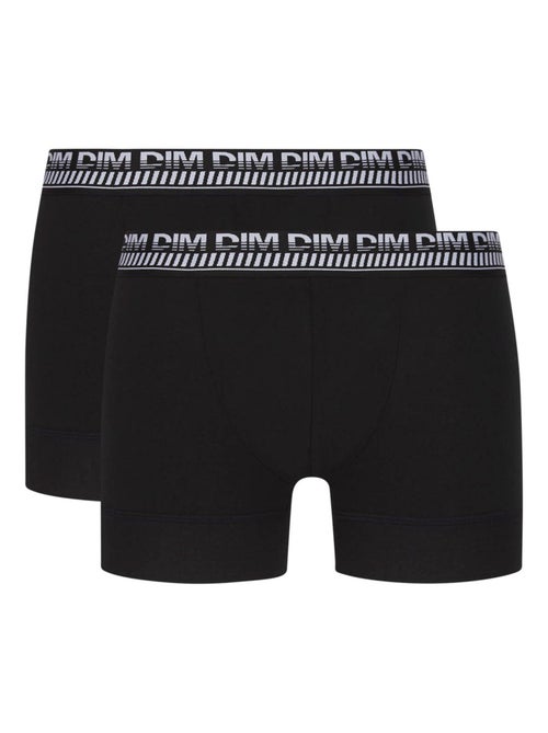 Lot de 2 Boxers Coton 3D Flex Stay and Fit - Kiabi