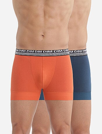 Lot de 2 Boxers Coton 3D Flex Stay and Fit
