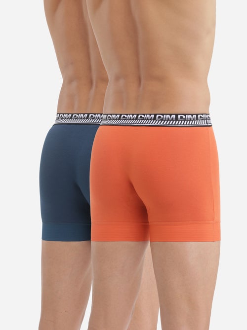 Lot de 2 Boxers Coton 3D Flex Stay and Fit - Kiabi