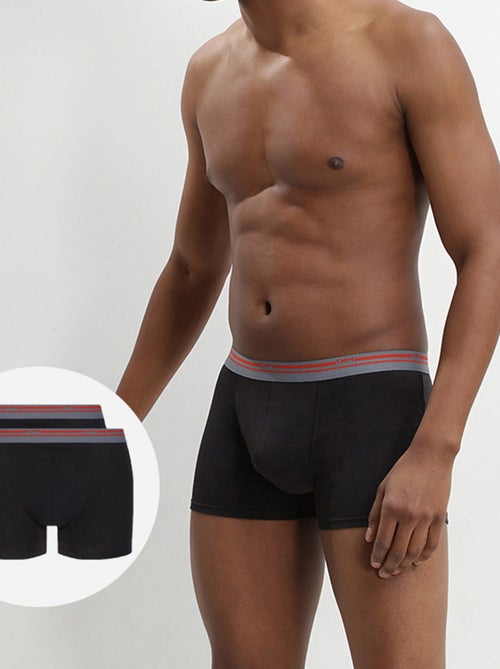 Lot de 2 Boxers Coton Classic Colors - Kiabi
