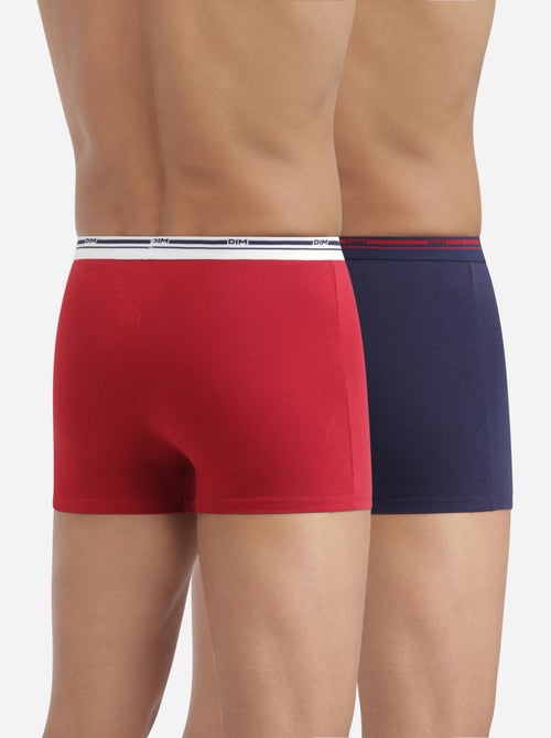 Lot de 2 Boxers Coton Classic Colors - Kiabi