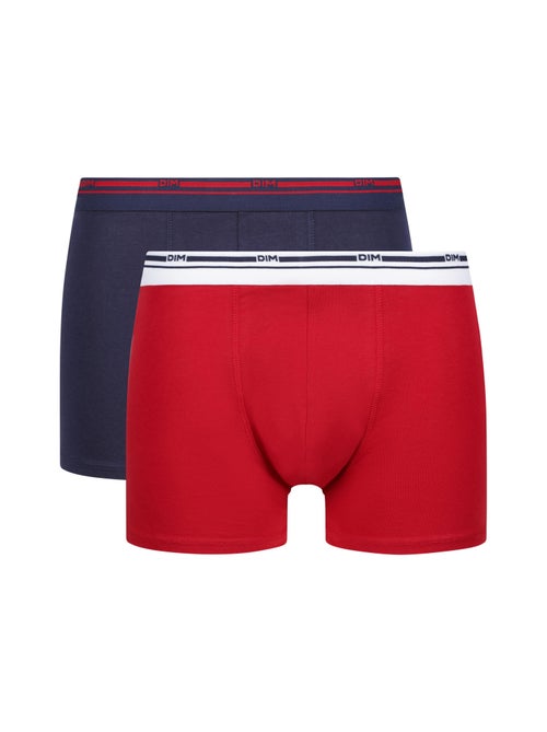 Lot de 2 Boxers Coton Classic Colors - Kiabi