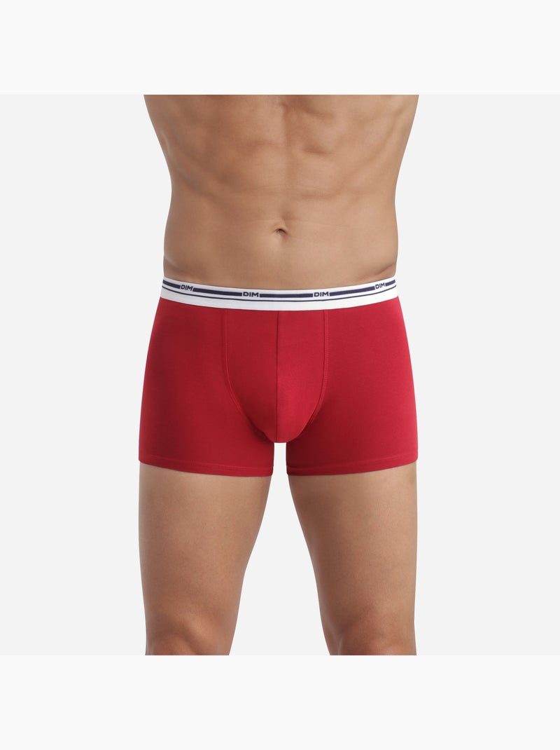 Lot de 2 Boxers Coton Classic Colors Rouge - Kiabi